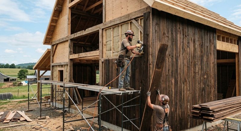 Barn Siding Installation in Fenton, MI