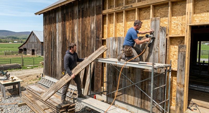 Barn Siding Installation in Holly, MI