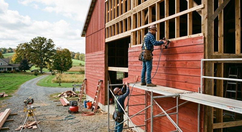 Barn Siding Replacement in Fowlerville, MI