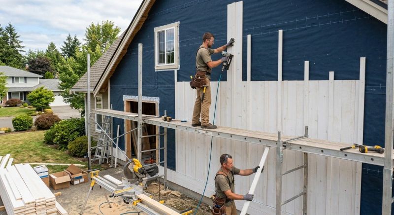 Batten Siding Installation in Canton, MI