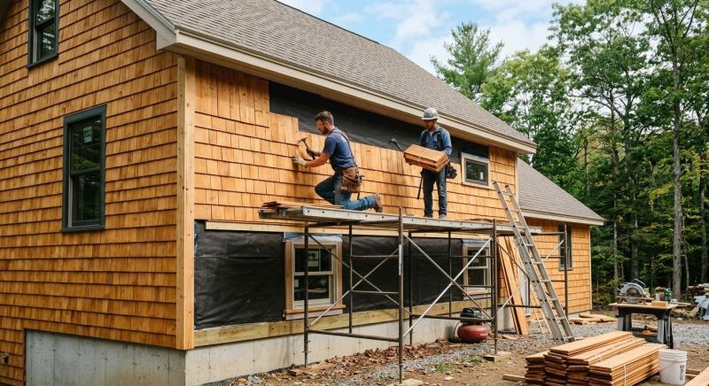 Cedar Siding Installation in Livingston County, MI