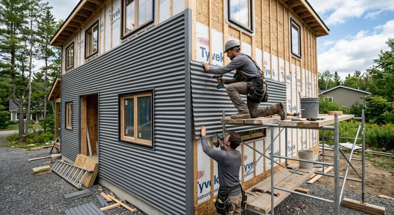 Corrugated Siding Installation in Milford, MI