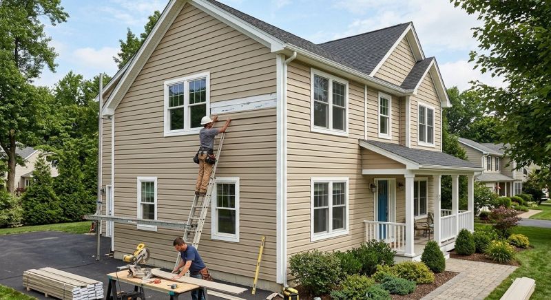 Dutch Lap Siding Installation in Milford, MI