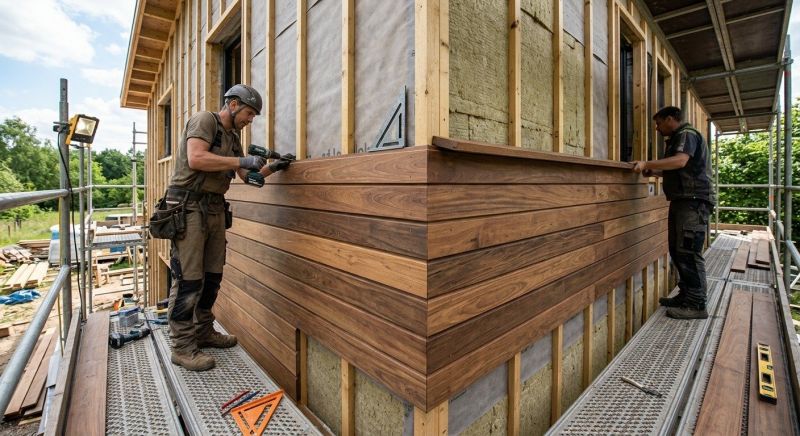 Hardwood Cladding Installation in Milford, MI