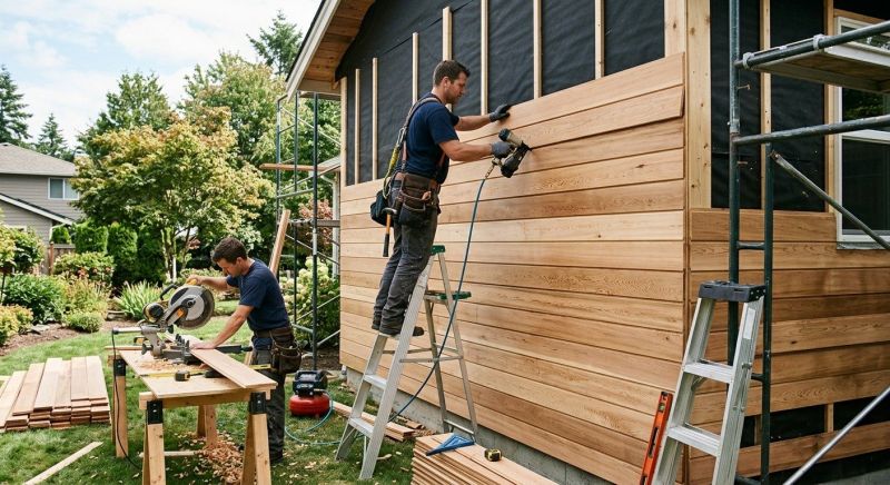 Hardwood Siding Installation in Dearborn Heights, MI
