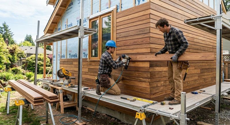 Hardwood Siding Installation in Linden, MI