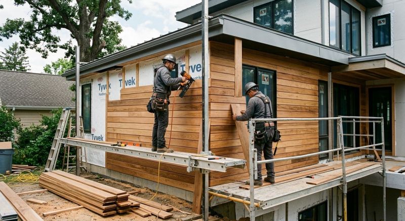 Hardwood Siding Installation in West Bloomfield, MI