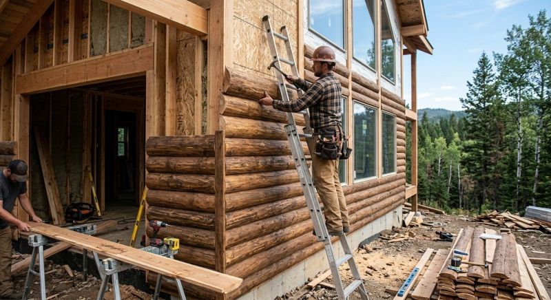 Log Siding Installation in Oxford, MI