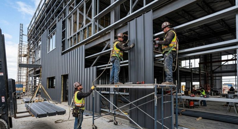 Metal Cladding Installation in Milford, MI