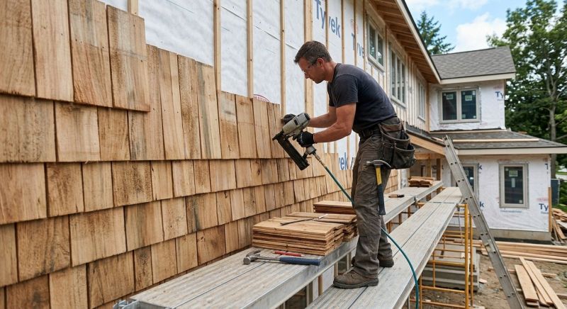 Shake Siding Installation in Davisburg, MI