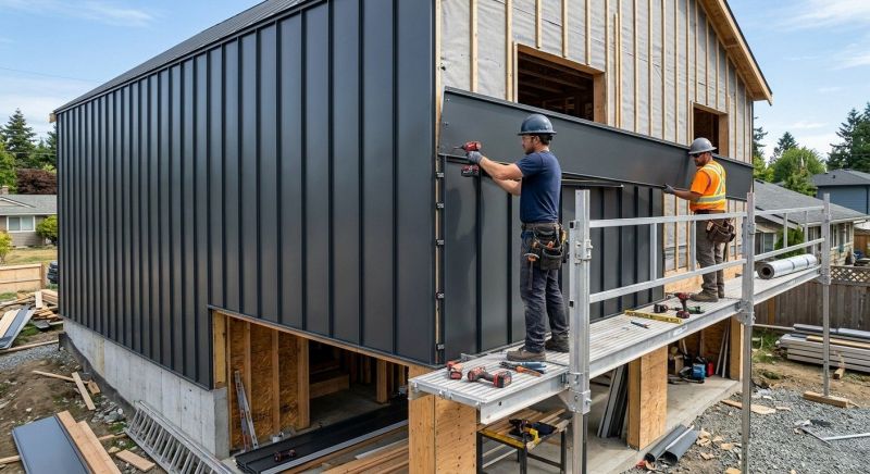 Sheet Metal Siding Replacement in Milford, MI