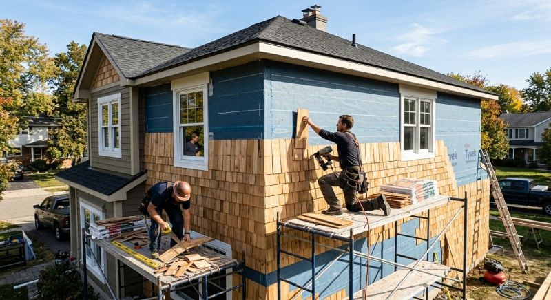 Shingle Siding Installation in Milford, MI