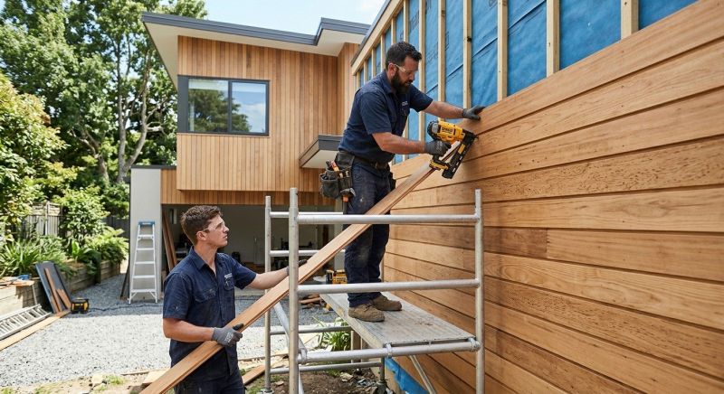 Wood Cladding Installation in Davisburg, MI
