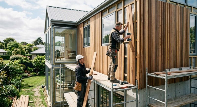 Wood Cladding Installation in Goodrich, MI