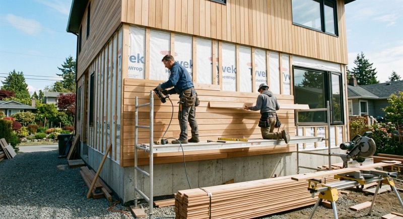 Wood Cladding Installation in Pontiac, MI