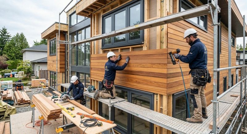 Wood Cladding Installation in Washtenaw County, MI