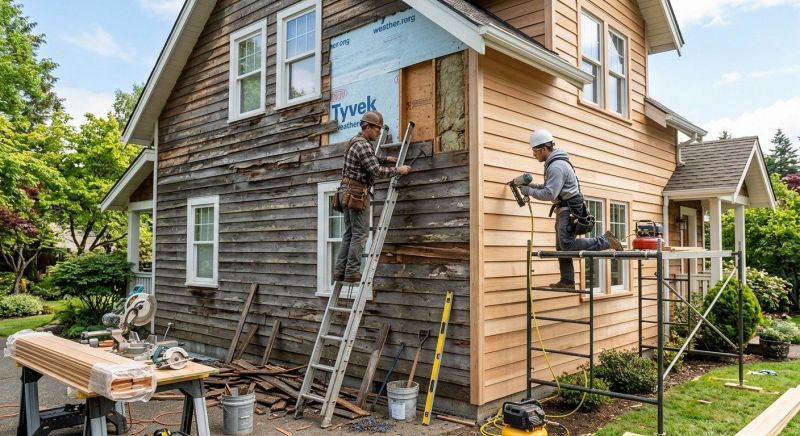 Wood Siding Installation in Oak Park, MI