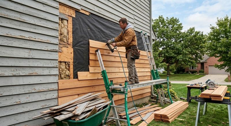 Wood Siding Replacement in Goodrich, MI